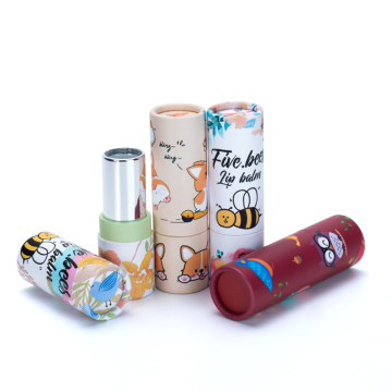 Tube de papier à rouges de rouge à lèvres en cartel privé de luxe