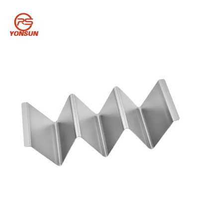 Wavy Shape 430 Stainless Steel Taco Stand Soporte De Taco Pancake Tray Serving Plates Kitchen Gadgets Taco Holder