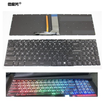 New English Crystal RGB backlit colorful Keyboard for MSI GT62 GT72 GE62 GE72 GS60 GS70 GL62 GL72 GP62 GT72S GP72 GL63 GL73 US