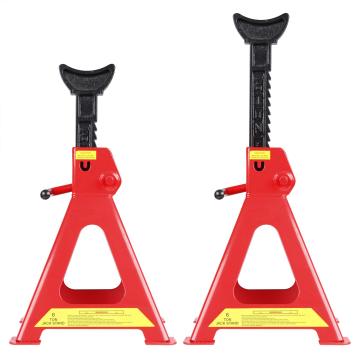 6 Ton Steel Car Jack Stands with Self-Locking Design for Quick Adjustment and Auto Repair