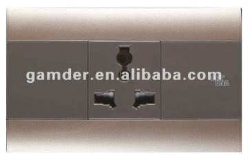 Wall switch 10A 1 gang universal socket