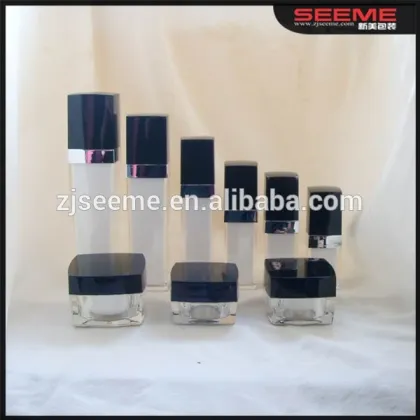 15ml 30ml Square skincare lotion container
