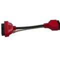 Złącze żeńskie OBDII 16P na 14P 280mm