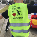 Großhandelspezifische 120GSM HI vis reflektierende Sicherheitsweste