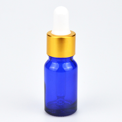 15 ml da 20 ml 30 ml di bottiglie di cavaliere in vetro blu fantasia vuoto oro