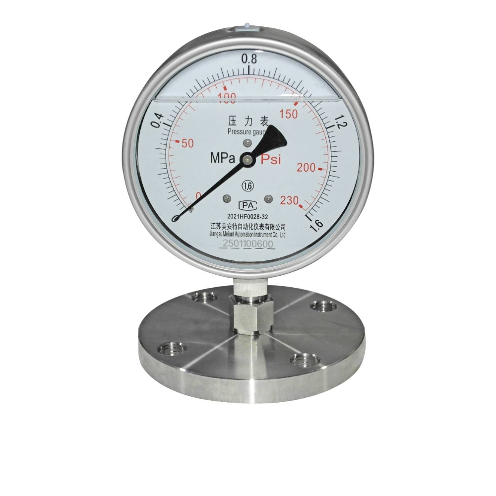 Stainless steel pressure gauge