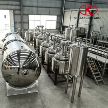 Stainless Steel Vertical Chemical Storage Tank