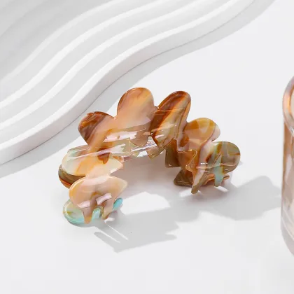 Korean Women's Acetate Wave Hair Clips - New Arrival Fashion Accessory