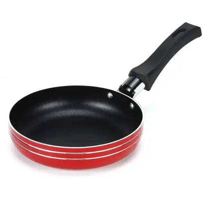 Aluminum Non Stick Cast Iron Fry Pan with Marble Coating - No Oil, No Smoke Frying Pan