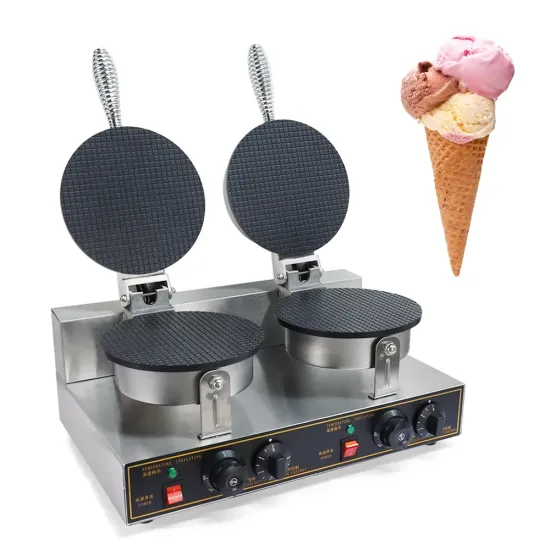 Electric Ice Cream Cone Waffle Maker Machine - Stainless Steel Model: Comprehensive Search Engine Results