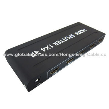 Cheap High-quality HDMI Splitter, 1 x 4 with HDCP Compliant