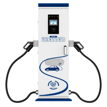 Column EV Charger Double Gun ev charging stations