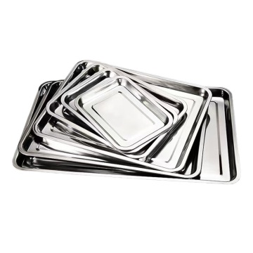 Rectangular Stainless Steel Fruit and Vegetable Drying Tray Set