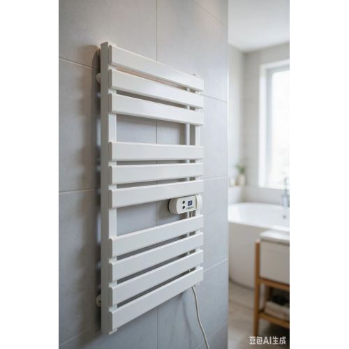 Secador de toallas de aluminio con temporizador inteligente con pantalla táctil