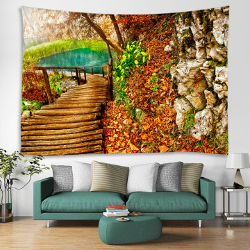soft 3D dust proof partition tapestry