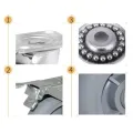 Hochleistungsgrau Farbe TPR Caster Wheel