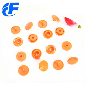 Round shape plastic  snap button non-woven bags