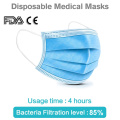 EN149 Maschera facciale usa e getta non tessuta Earloop