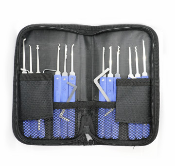 17pcs Practice Stainless Steel Lock Pick Set