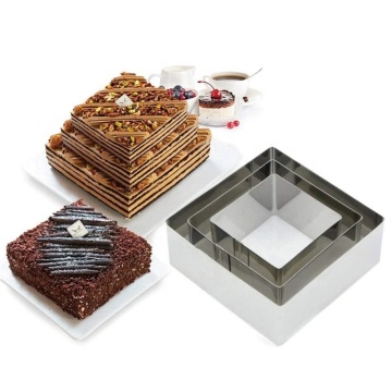 Bộ bánh vuông bằng thép không gỉ - 2 inch, 3 inch, 4 inch