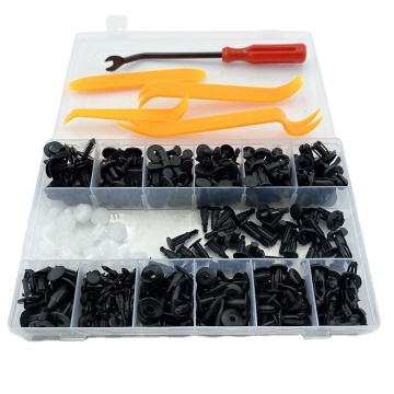 Universal Auto Bumper and Trim Fasteners Kit - 229pcs 18 Sizes