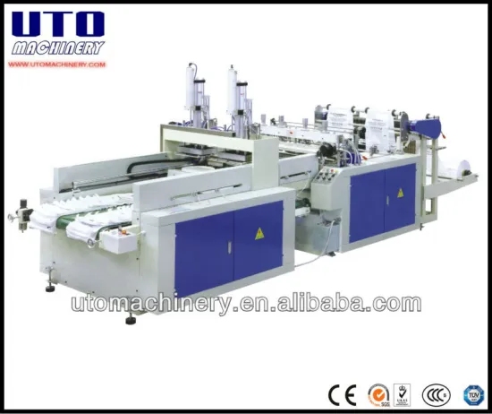 China Best Selling UTBM-Q400x2 Automatic High Speed T-shirt Bag Making Machine
