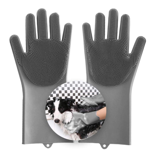 Guantes de lavado de mascotas