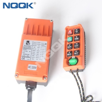 Controllo remoto wireless industriale F21-E2S DC 3V 6 Pulsanti a passo singolo