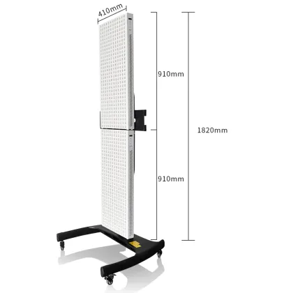 SGROW Maxpro1800 Red Celluma LED Light Therapy Panel with Vertical Stand for Full Body Infrared Treatment