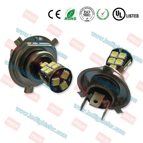 High quality smd5050 led H4, h4 led fog light, canbus led lamp H4