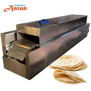 Tunnel Oven for Arabic Bread: Chapati Roaster with Gas Heating for Pita Bakery