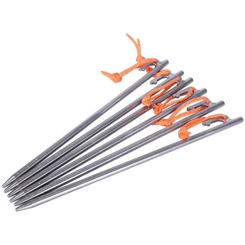 Titanium Alloy Tent Pegs Outdoor Camping Tent Stakes