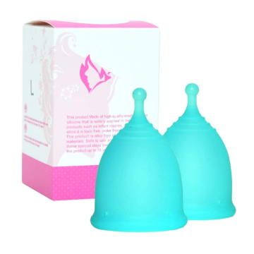 Tazas menstruales de silicona de grado alimenticio personalizado