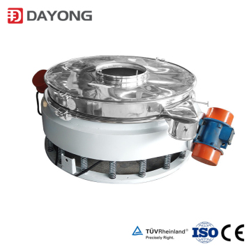 Single Deck Flow-thru Separator Direct Discharge Vibrating Sieve Flour Sieve Shaker