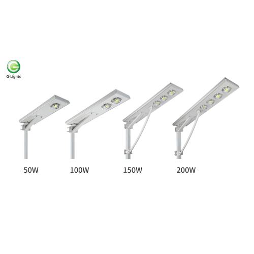 Luz de calle solar led impermeable 100w de nueva venta