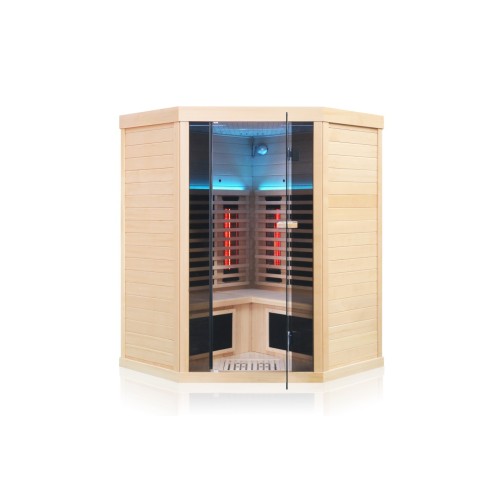 Corner Far Infravery Sauna Room para quatro pessoas