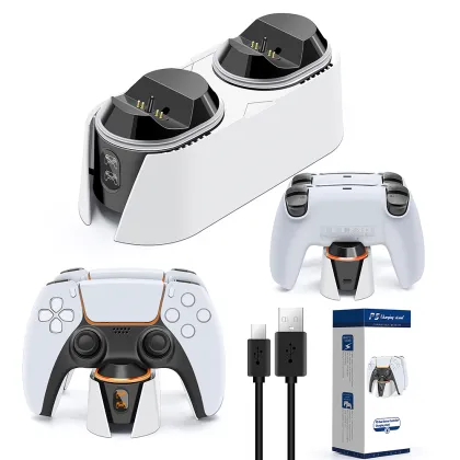 Factory Wholesale PS5 Controller Charger Dock for Playstation5 Dual Sense Edge Gamepad