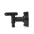 Black Round Hose Adapter for IBC Tank