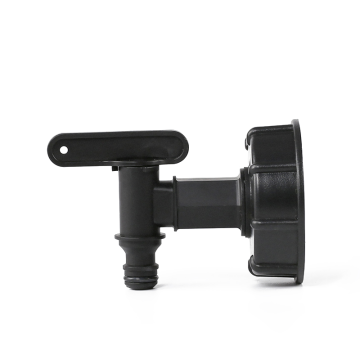 Black Round Hose Adapter for IBC Tank