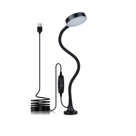 Flexible USB LED Sewing & Reading Lamp: Portable, Magnetic Desk Mount for Exhibitions and Workshops