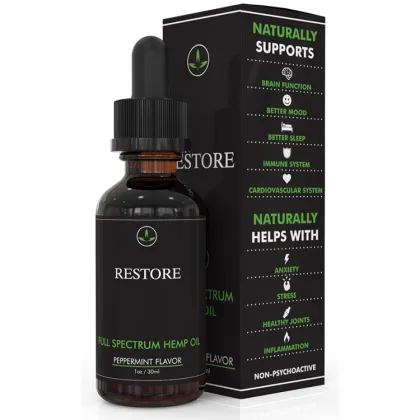 Custom recycled package cbd oil custom package box