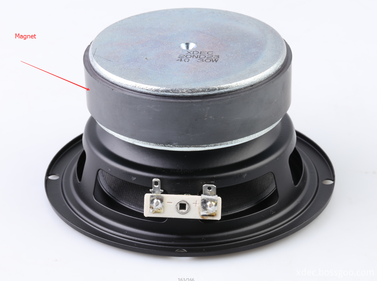 115mm 4ohm 20w external magnet speaker