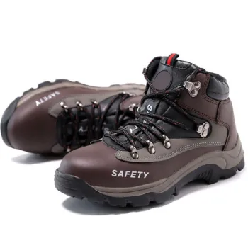 China Made ESD Anti-Static Steel Toe Leather Safety Boots