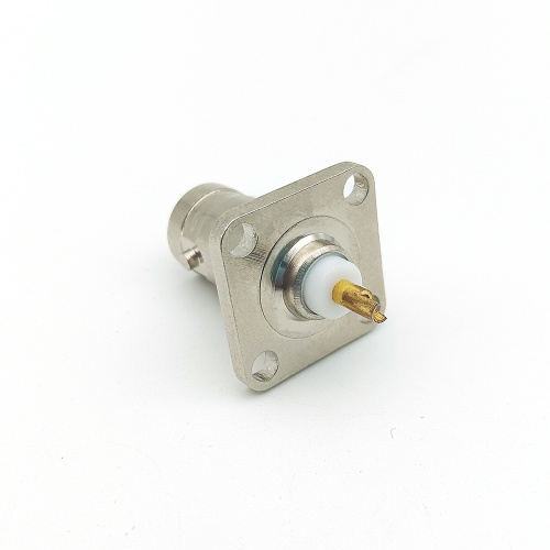 Flange Female Panel Mount BNC Crimp RF Connector