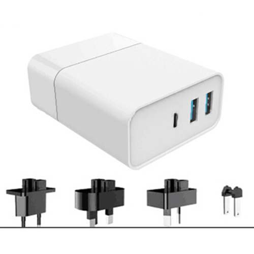 48W 3-portar Quick Charge3.0 USB-väggladdare