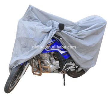 170T Solid Silver Color Motorcycle Cover Waterproof UV protection S M L XL XXL size