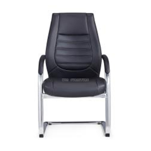 Marco de acero inoxidable silla ejecutiva highback