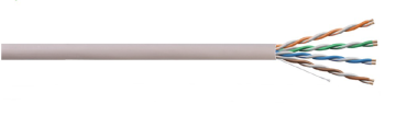 U/UTP unshielded CAT5e Twisted Pair Installation Cable ROHS conform 4 pairs twisted bare copper networking cable