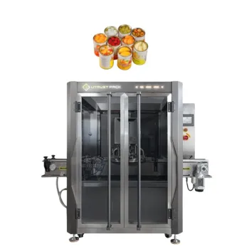 Factory Price Automatic Vacuum Tuna Sardine Can Packing and Sealing Machine