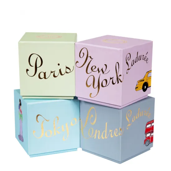 Custom Luxury Rigid Packaging Hamper Paper Candle Box